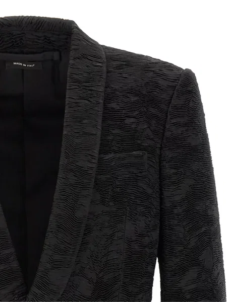 Hedvábná bunda Tom Ford černá