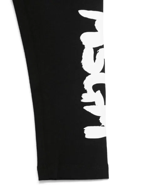 Legginsy dziecięce Msgm czarne