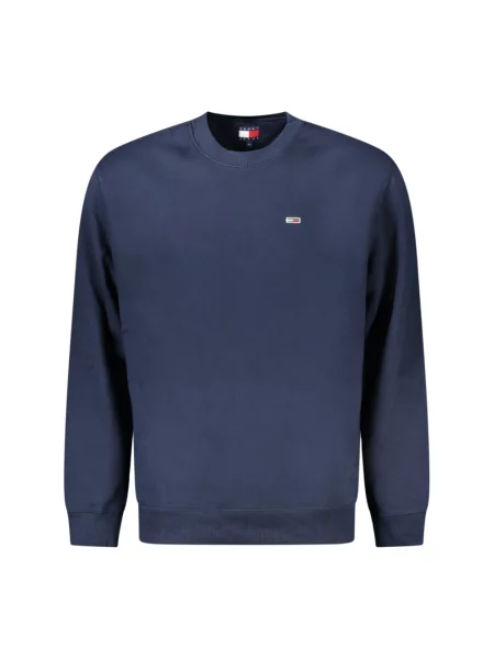 Bluza Tommy Hilfiger z długim rękawem niebieska
