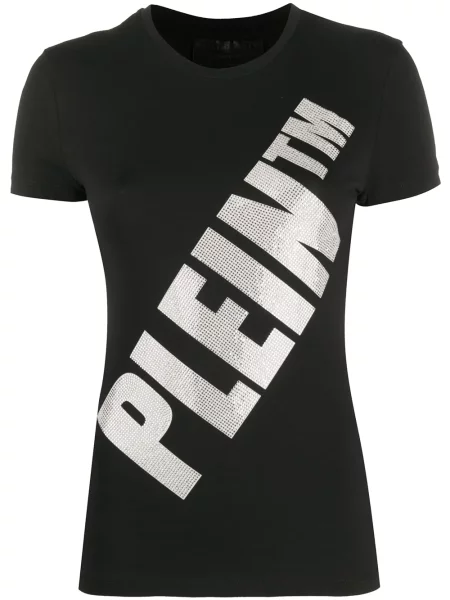 Tricou Philipp Plein de cristal negru