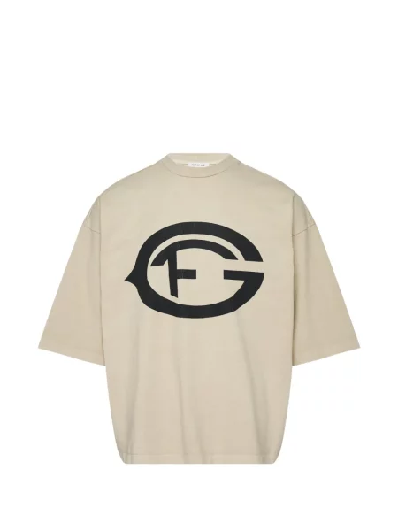 Scurt tricou Fear Of God cu imagine