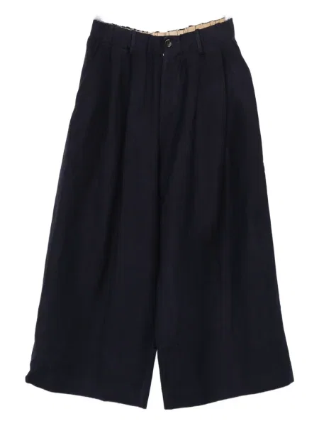 Pantaloni Uma Wang plisate albastru