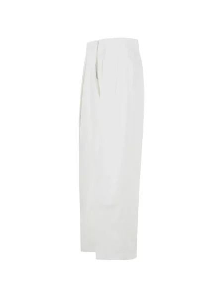 Pantaloni Jil Sander alb