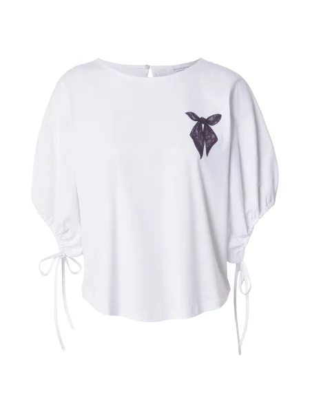 Rich & Royal Tricou albastru violet alb