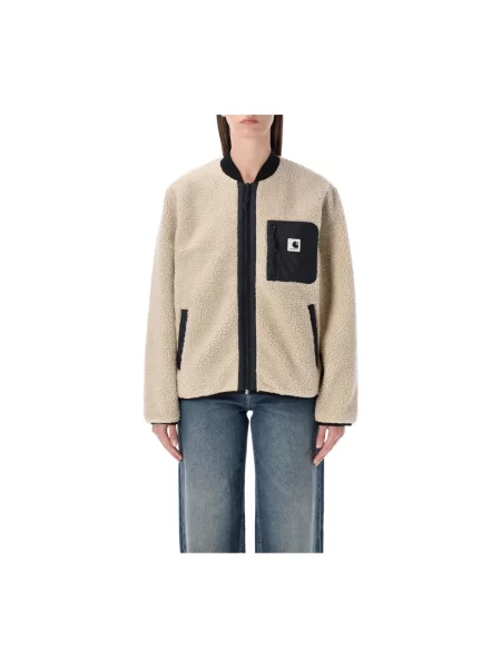 Kurtka Carhartt Wip polarowa beżowa