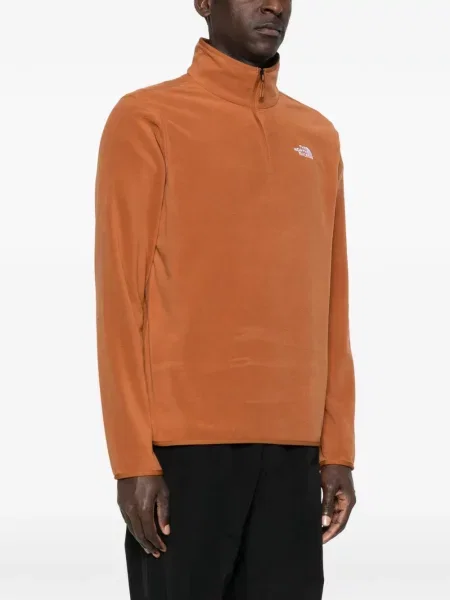 Lung hanorac cu fermoar The North Face maro