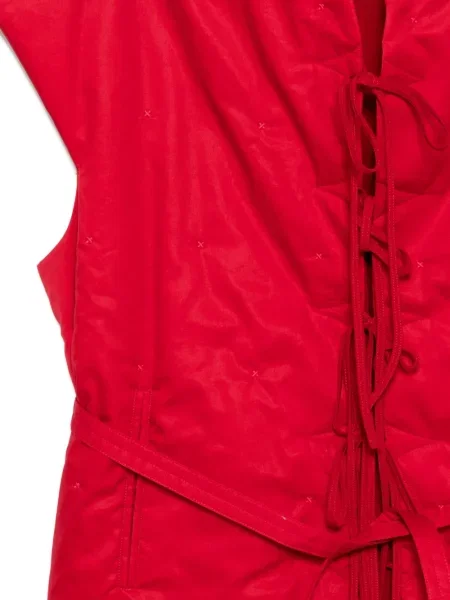 Prsluk Samuel Guì Yang s čipkom crvena