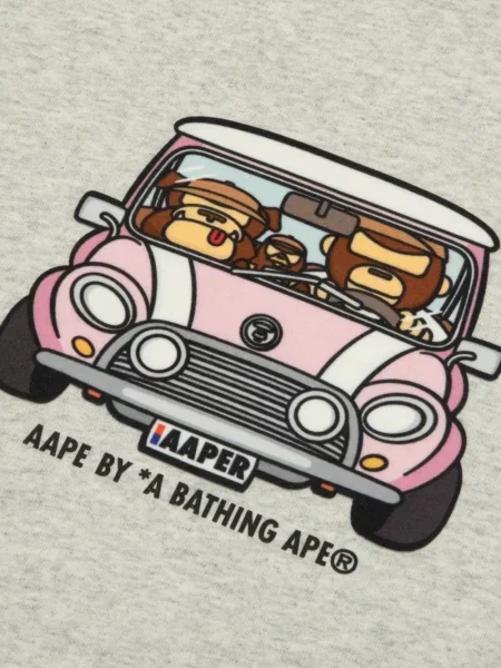 Grafic tricou Aape By A Bathing Ape gri