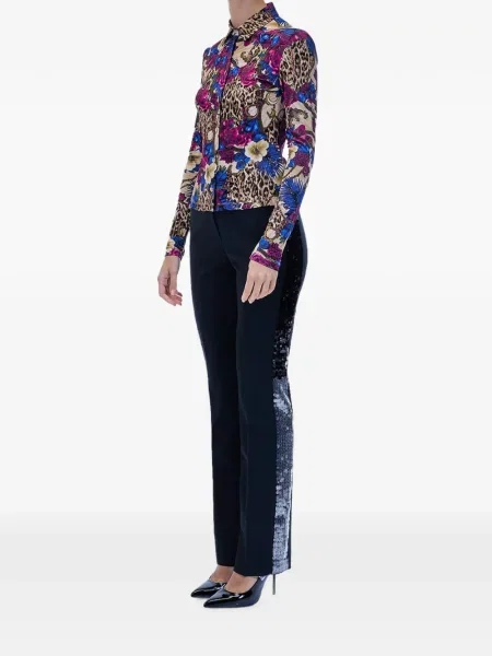 Cămașă Just Cavalli cu model floral cu imagine