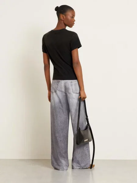 Acne Studios T-Shirt schwarz czarna