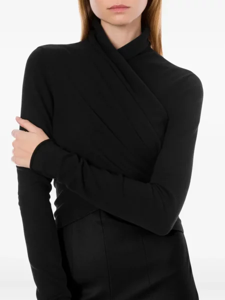 Pulover Alberta Ferretti de lână negru