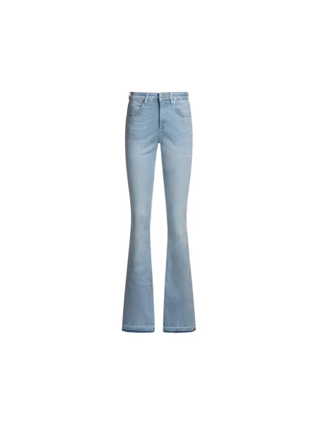 BOSS Orange Dżinsy bootcut C_Rosa Kobiety jednolity niebieski
