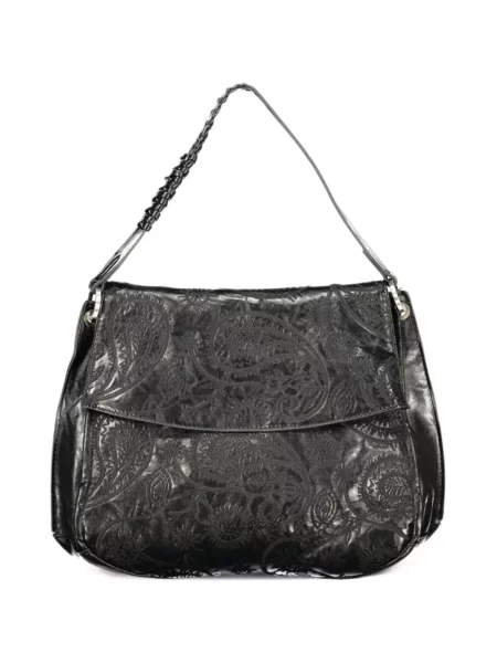Geantă Desigual cu model paisley negru