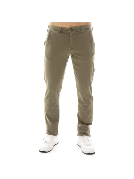 Pantaloni chino Leone 1947 verde