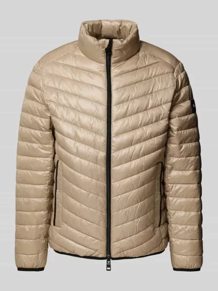 Kurtka pikowana o kroju regular fit z detalami z siateczki Tom Tailor