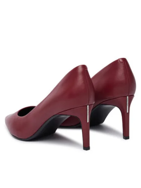 Calvin Klein Lodičky Ess Stiletto 70 Bordová červená