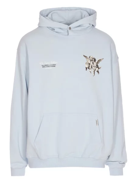 Hanorac cu glugă Represent cu imagine albastru