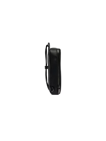 Calvin Klein Torbica za okrog pasu Emblem Hw Sling črna