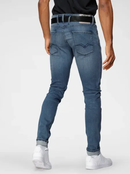 REPLAY Džínsy Anbass denim modrá