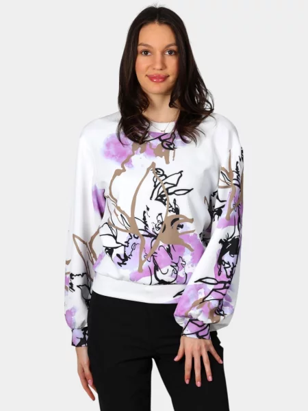 Sweter Luhta Espoi biały