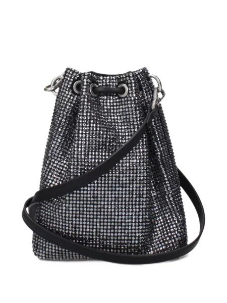 Geantă Jimmy Choo din satin negru
