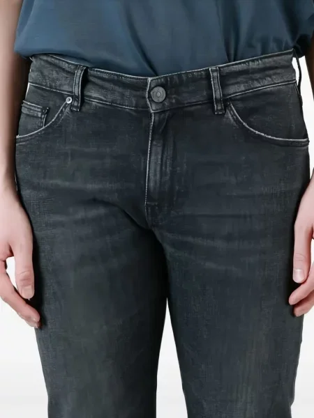 Blugi Pt Torino cu 5 buzunare negru