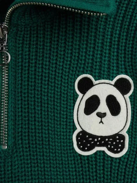 Sweter dziecięcy Mini Rodini zielony