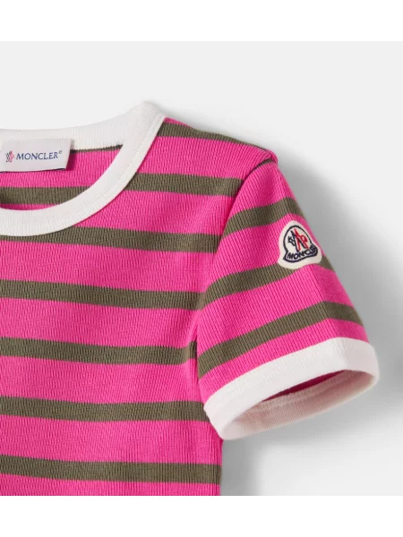 Gyerek póló Moncler Enfant rózsaszín