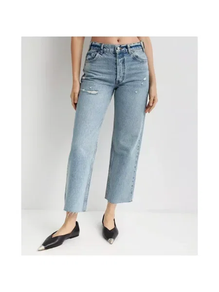 Proste jeansy Anine Bing niebieskie