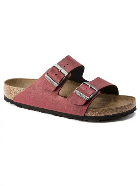 Klapki męskie Birkenstock Arizona BS regular czerwone