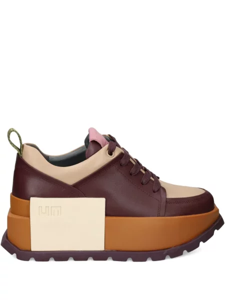Sneakerși United Nude cu platformă maro