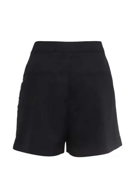 Pantaloni scurți Max Mara fără toc negru