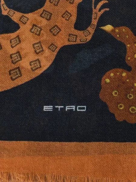 Κασκόλ Etro με σχέδιο μπλε