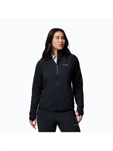 Geacă hibridă pentru femei Columbia Arctic Crest Hybrid Full Zip black negru