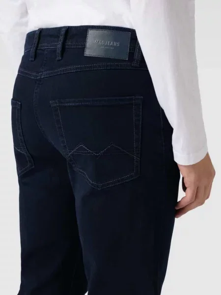 Jeans o kroju regular fit w jednolitym kolorze model ARNE' Mac