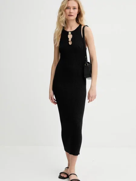 Сукня Sessun maxi облягаюча чорний