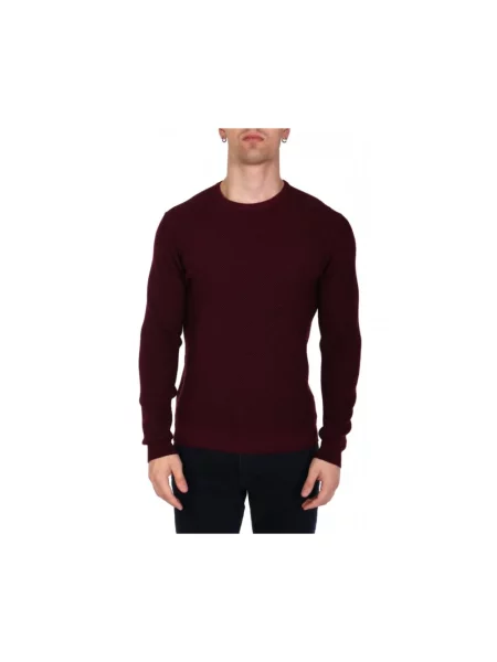 Sweter Gran Sasso wełniany czerwony