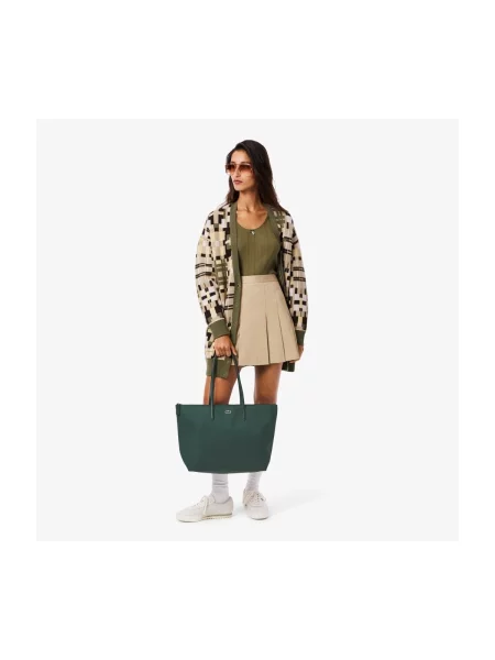 Geantă Lacoste verde