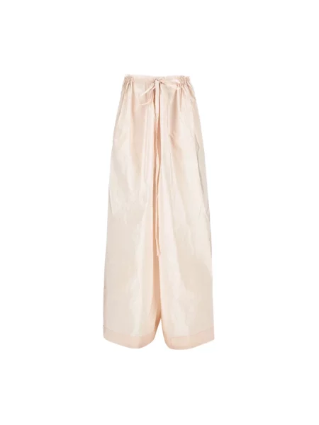 Szerokie spodnie Daniela Gregis różowe