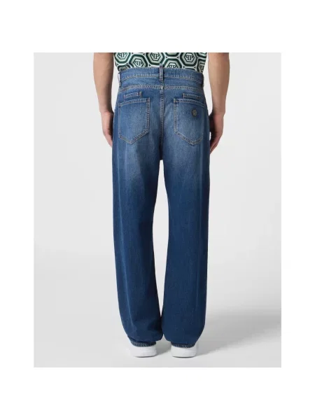 Jeansy Philipp Plein niebieskie