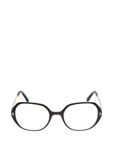 Ochelari de soare ovali Tom Ford Eyewear negru