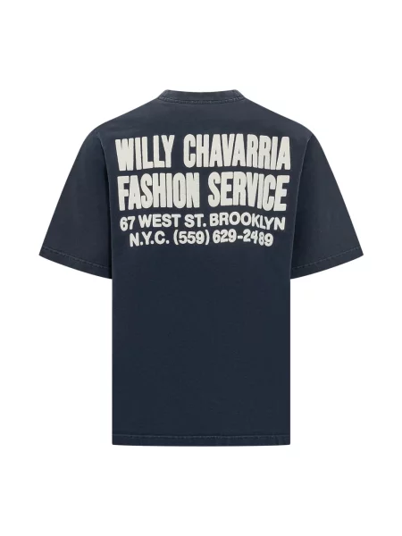 Koszulka Willy Chavarria niebieska