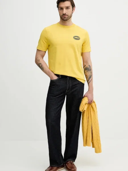 Tommy Hilfiger kratka majica rumena