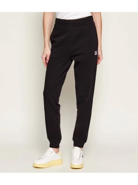 HUGO Pantaloni de trening Nelfinia negru