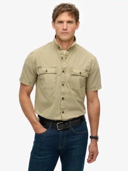 Koszula Superdry brązowa