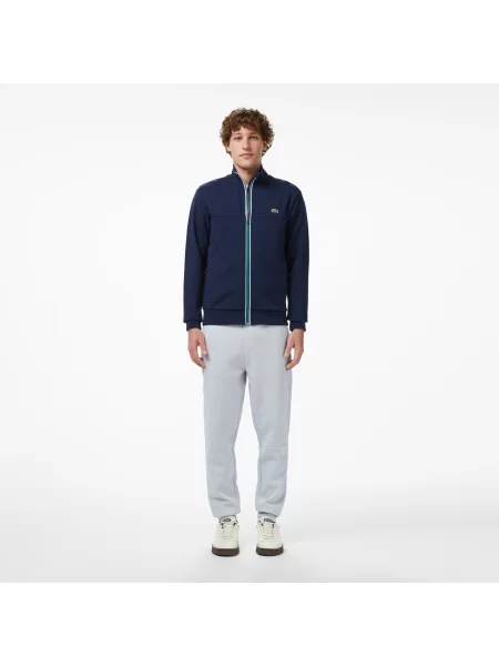 Lacoste Bluza Z Zamkiem Slim Fit granatowa