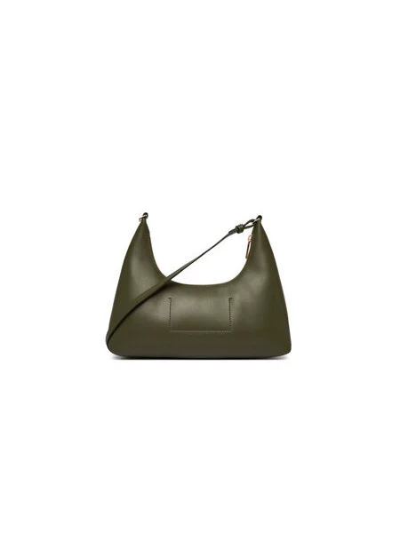 Ročna torba Calvin Klein Foil Logo Conv Shou?Lder Bag Bež zelena