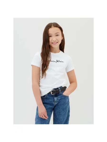 Tričko Calvin Klein Jeans biela