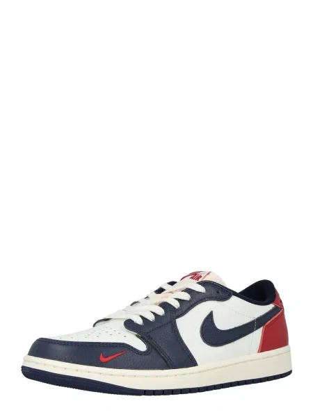 Jordan Nizke superge AIR JORDAN 1 RETRO mornarska / ognjeno rdeča bela