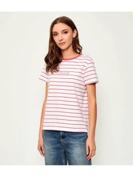 Guess Jeans Póló | Regular Fit fehér